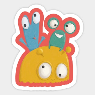 Silly Creatures Sticker